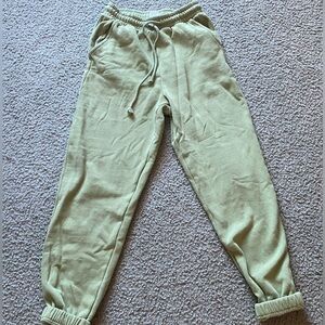 Green lounge sweatpants from cotton on